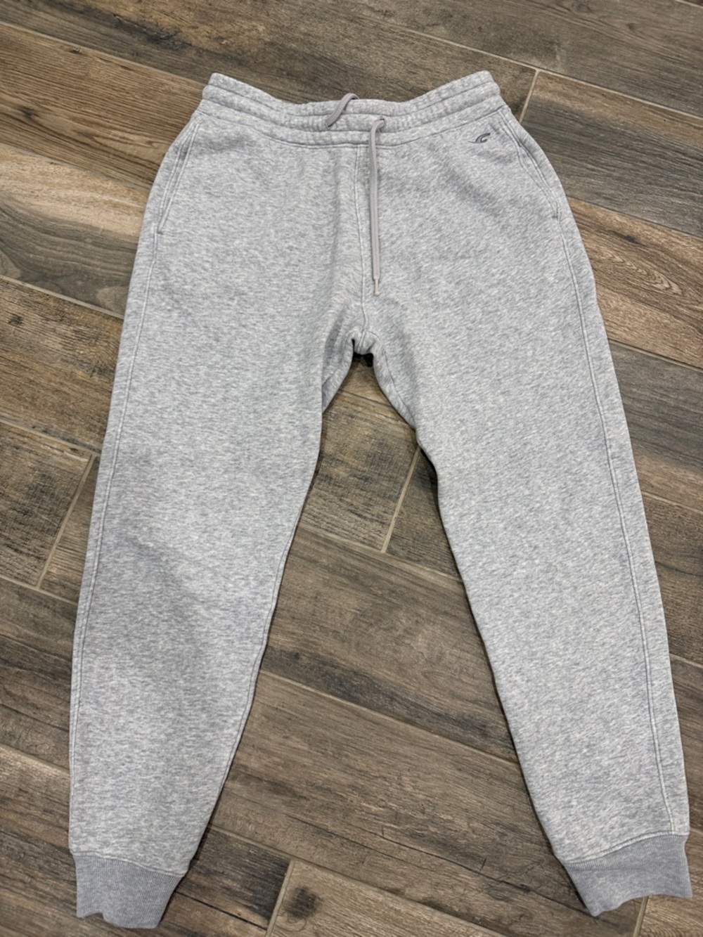 Hollister Men's Light Gray Fleece Joggers